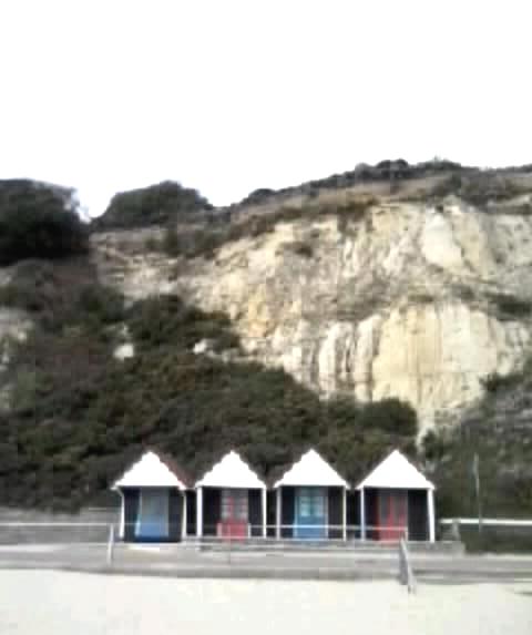 beach huts in Bournemouth